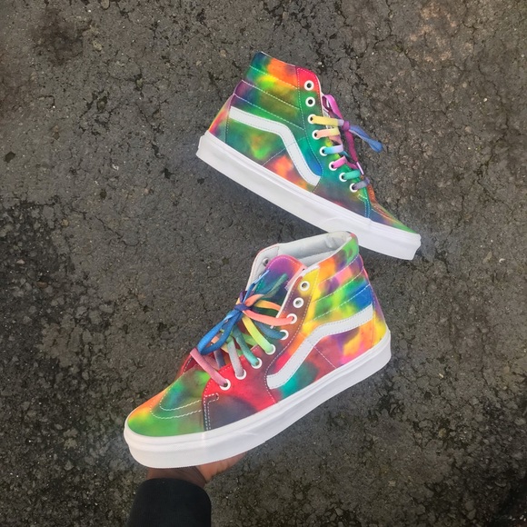 Customized Sk8-High Vans Tie-Dye Vans Custom - Picture 4 of 4